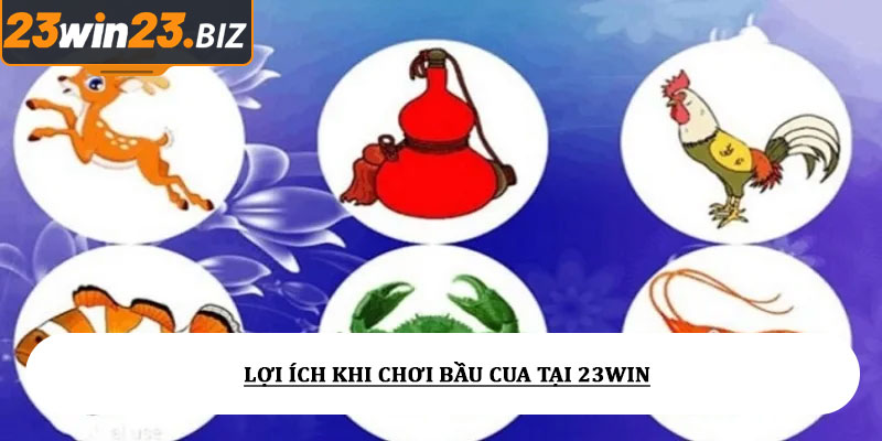 Bầu cua 23win - Trải nghiệm dân gian trong thế giới cá cược 4 Lợi ích khi chơi bầu cua tại 23win